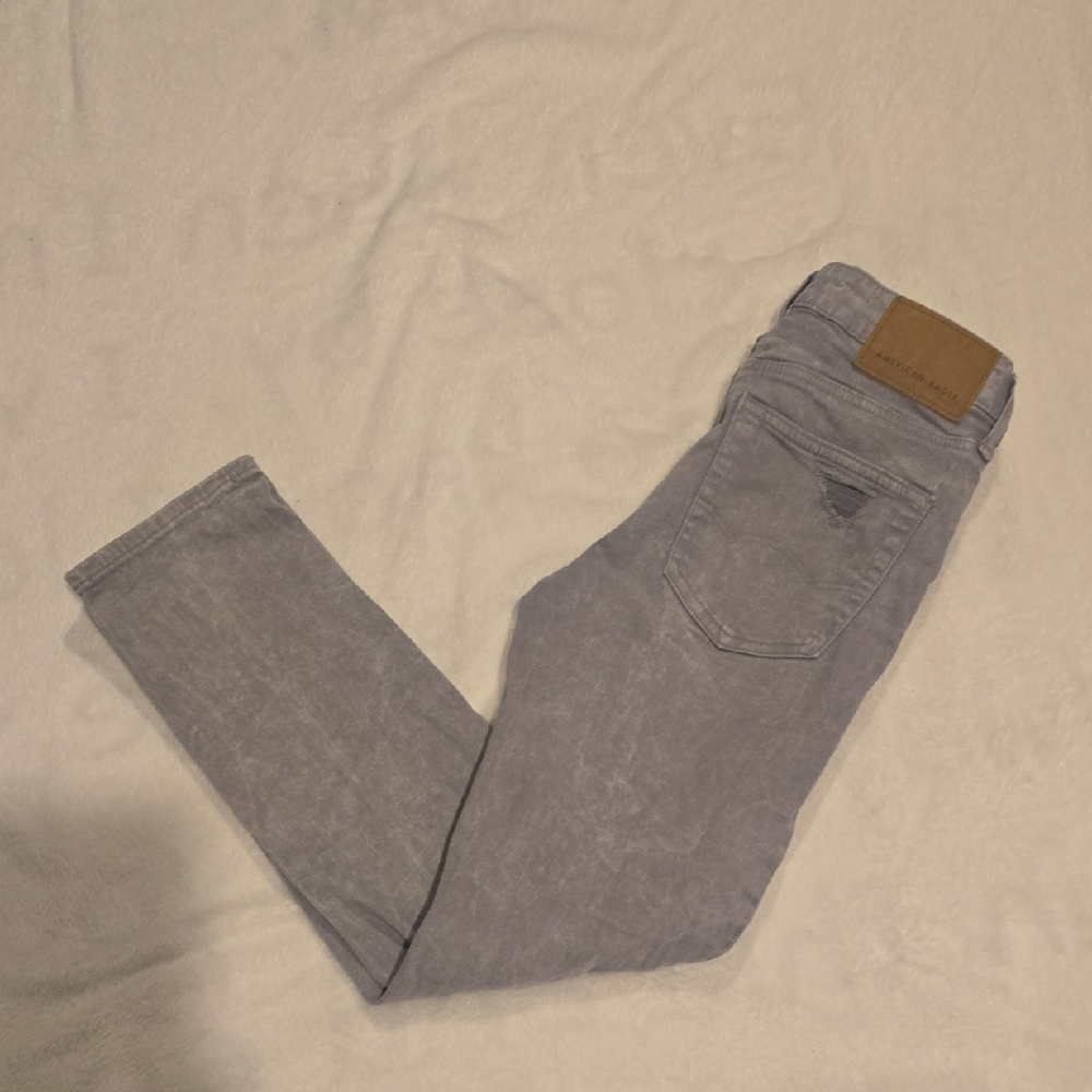 American Eagle Outfitters Gray Skinny Jeans